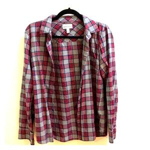 J Crew plaid shirt